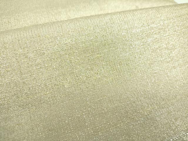 平和屋着物●桝屋高尾 ねん金綴錦 全通柄袋帯 横段文 金銀糸 正絹 逸品 DABB4243ps