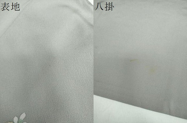 平和屋着物●訪問着 友禅 作家物 草花文 暈し染め 正絹 逸品 DABB4436ps