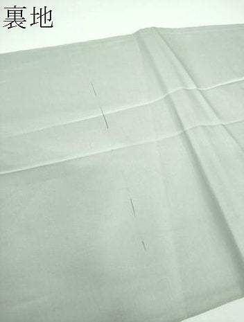 平和屋着物●六通柄袋帯 唐織 小葵鳥乃丸文 金糸 正絹 逸品 DABB4453ps