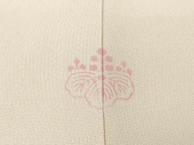 平和屋着物●訪問着 友禅 作家物 白鷺 流水花文 暈し染め 正絹 逸品 DABB4892ps