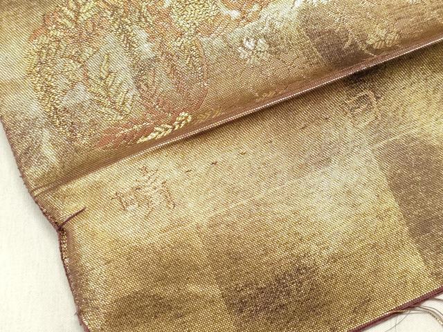 平和屋着物◎西陣 とみや織物謹製 とみや帯 六通柄袋帯 晴日 大名行列 金糸 摺り出し箔 引箔 正絹 逸品 DABB6769ea