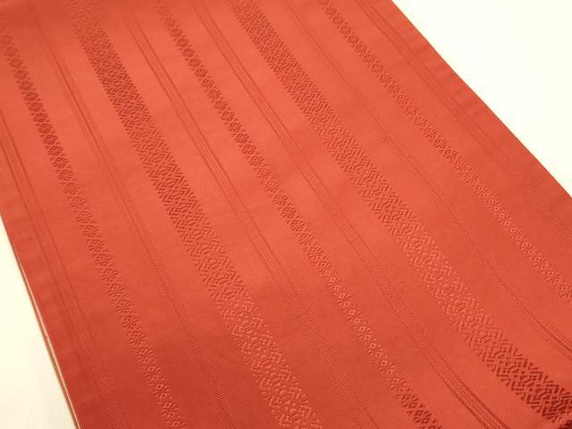 平和屋着物●本場筑前博多織 両面 全通柄京袋帯 花間道 正絹 逸品 未使用 DABB7120op