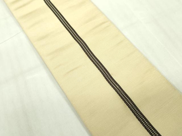 平和屋着物●男性 本場筑前博多織 角帯 抽象文様 正絹 逸品 DABB7781op