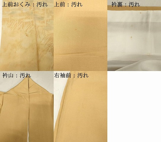 平和屋着物■訪問着 草花文 暈し染め 正絹 逸品 DABB8921cd