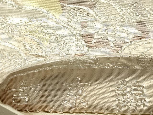 平和屋着物◎六通柄袋帯 古今錦 二重引箔 正絹 逸品 DABB9139ya