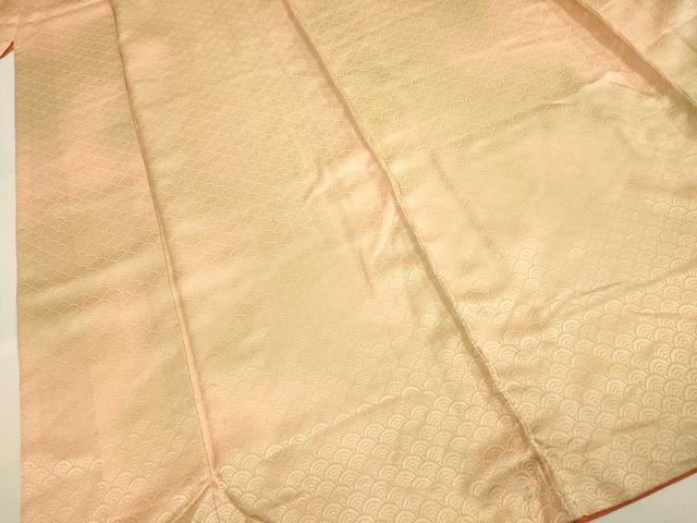 平和屋着物■上質な小紋 青海波地紋 暈し染め 正絹 逸品 DABB9929du