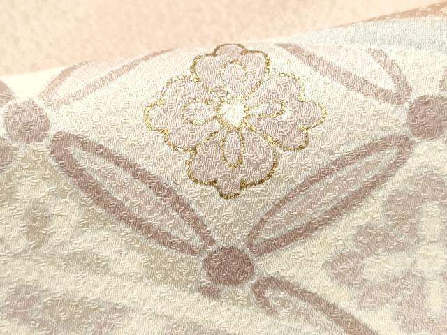 平和屋着物■訪問着 亀甲花文 金彩 正絹 逸品 DABC0640qa