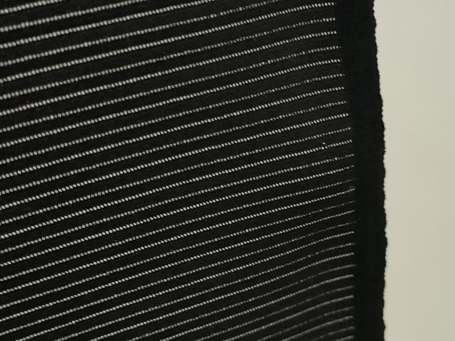 平和屋着物*夏物 黒紋付 黒反物 着尺 駒絽 丸重染 逸品 未使用 DABC1070zzz