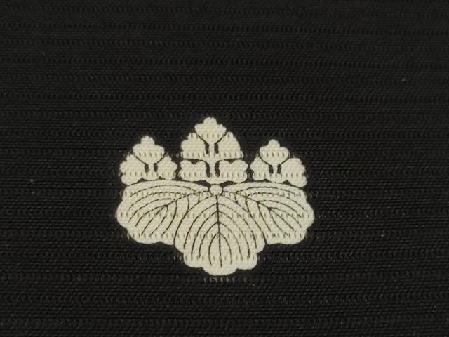 平和屋着物*夏物 黒紋付 黒反物 着尺 駒絽 丸重染 逸品 未使用 DABC1070zzz