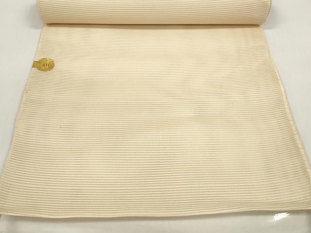 平和屋着物*夏物 西陣 一秀織物 名古屋帯 帯反物 駒刺繍 総刺繍 草花文 金銀糸 証紙付き 逸品 未使用 DABC1149zzz
