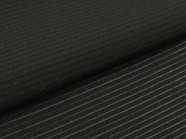 平和屋着物*夏物 西陣 黒紋付 黒反物 着尺 絽 堅牢染 逸品 未使用 DABC1265zzz
