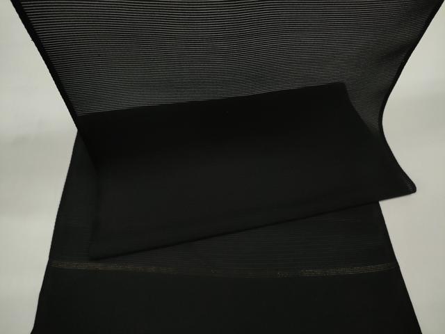 平和屋着物*夏物 西陣 黒紋付 黒反物 着尺 絽 堅牢染 逸品 未使用 DABC1265zzz
