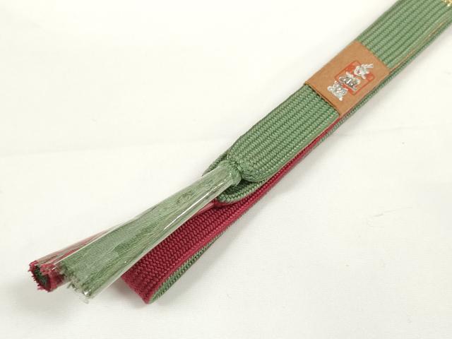 平和屋着物●和装小物 帯締め・帯揚げセット 柄絞り 菊 手組紐 高麗組 金糸 逸品 未使用 DABC1533zzz