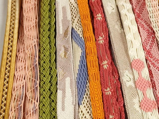 平和屋着物*夏物 和装小物 帯締め20本セット レース織 金銀糸 逸品 DABC1547zzz