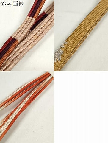 平和屋着物●和装小物 帯締め10本セット 組紐 高麗組 笹浪組 金糸 逸品 未使用 DABC1834zzz