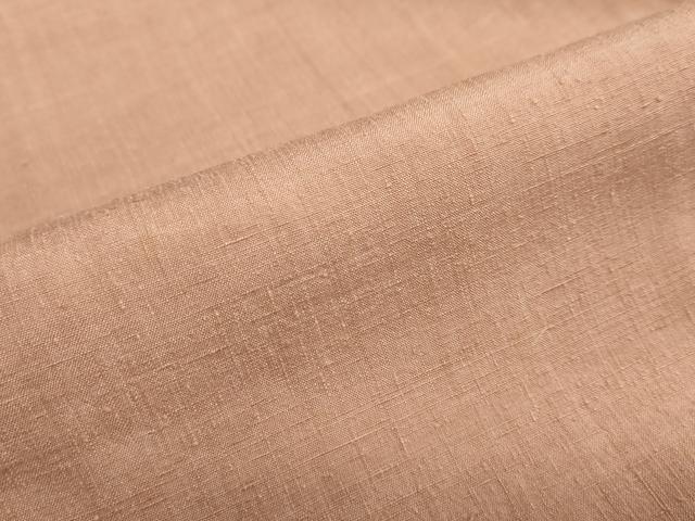 平和屋着物●本場結城紬 重要無形文化財 ときがら茶色 正絹 逸品 DABC2075ud