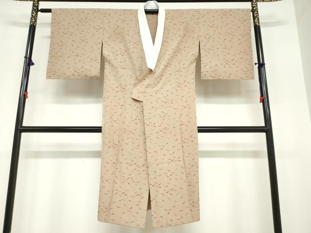 平和屋着物●長襦袢 無双仕立て 唐辛子 正絹 逸品 DABC2097ud