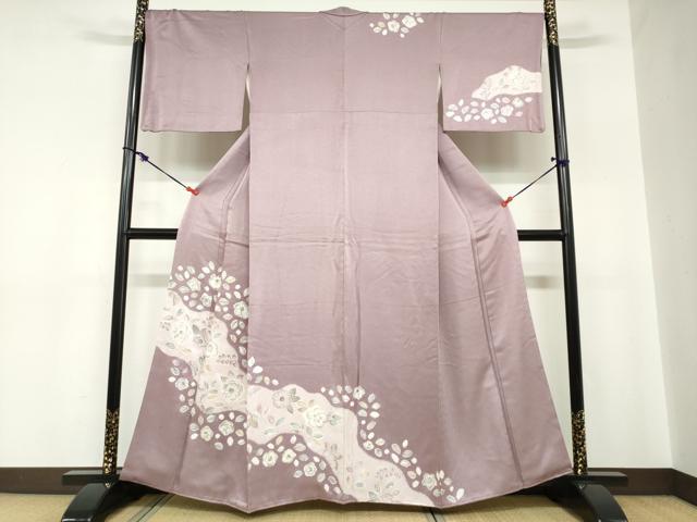 平和屋着物●訪問着 絞り 辻が花 正絹 逸品 DABC2253ud