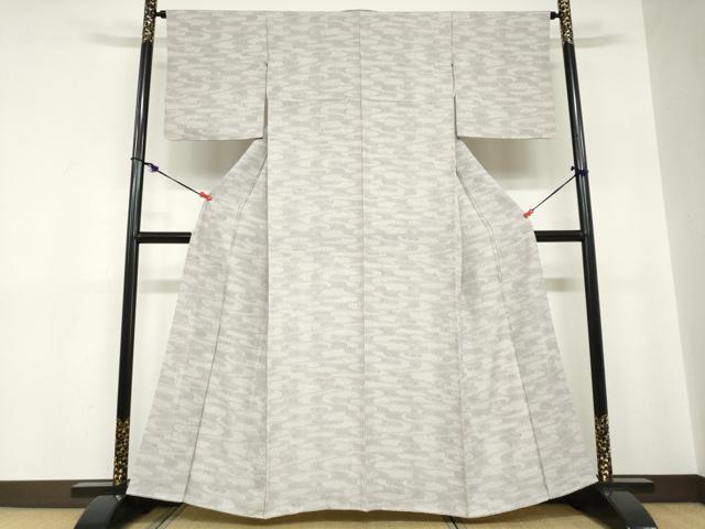 平和屋着物●上質な小紋 流水花文 正絹 逸品 DABC2273ud