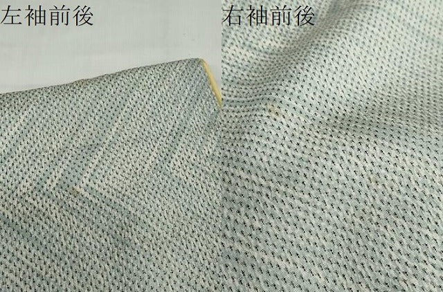 平和屋着物●本塩沢 抽象文様 正絹 逸品 DABC2339ud