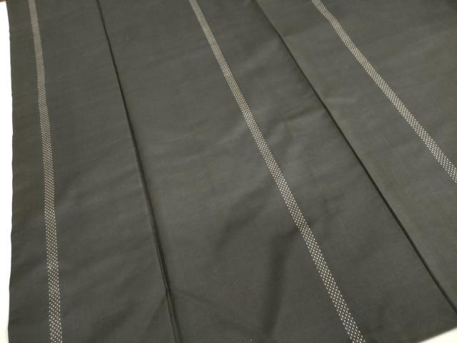 平和屋着物●本場大島紬 7マルキ 間道 正絹 逸品 DABC2396ud