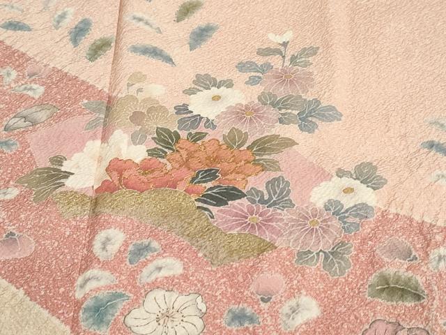 平和屋着物●訪問着 辻が花 金彩 正絹 逸品 DABC2442ud