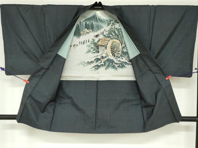 平和屋着物●男性 本場大島紬 アンサンブル 80亀甲 総詰め 正絹 逸品 未使用 DABC2471ud