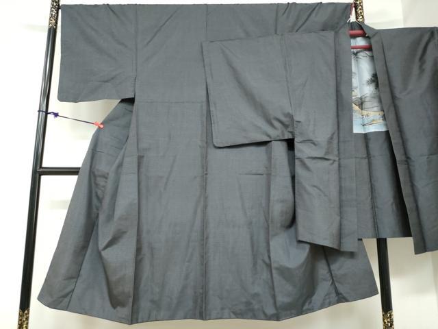 平和屋着物●男性 本場大島紬 アンサンブル 100亀甲 総詰め 正絹 逸品 DABC2494ud
