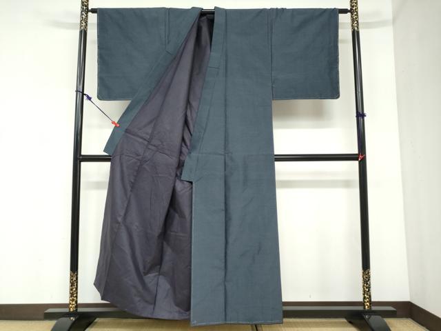 平和屋着物●男性 本場大島紬 アンサンブル 長羽織 80亀甲 総詰め 正絹 逸品 未使用 DABC2496ud