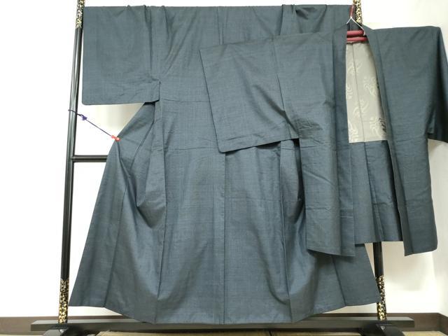 平和屋着物●男性 本場大島紬 アンサンブル 長羽織 100亀甲 総詰め キングサイズ 正絹 逸品 DABC2529ud