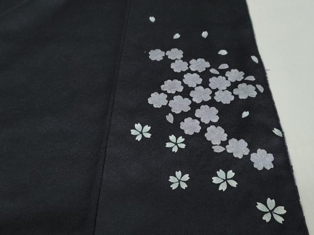 平和屋着物●訪問着 作家物 舞花文 暈し染め 金彩 金通し地 正絹 逸品 DABC2537ud