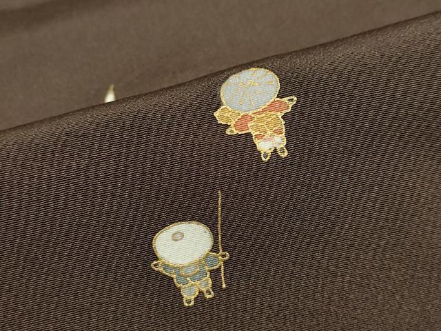 平和屋着物●訪問着 大名行列 金彩 正絹 逸品 DABC2548ud