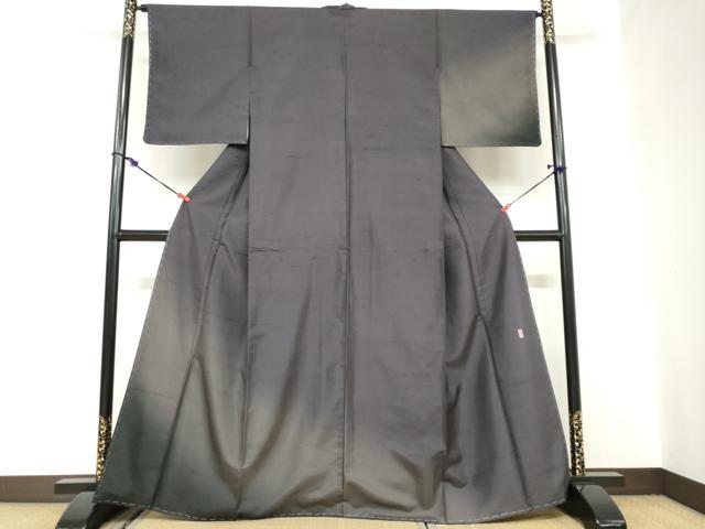 平和屋着物●十日町友禅作家 阿部佳雪 訪問着 白山紬 霞文 正絹 逸品 未使用 DABC2627ud