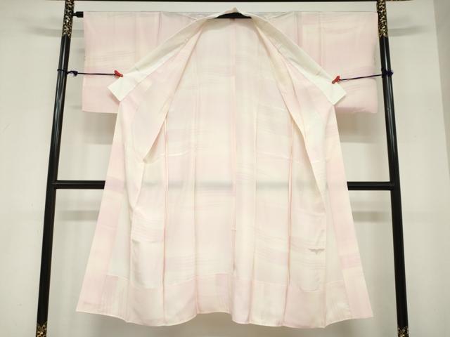 平和屋着物●長襦袢 無双仕立て 霞文 暈し染め 正絹 逸品 DABC2640ud