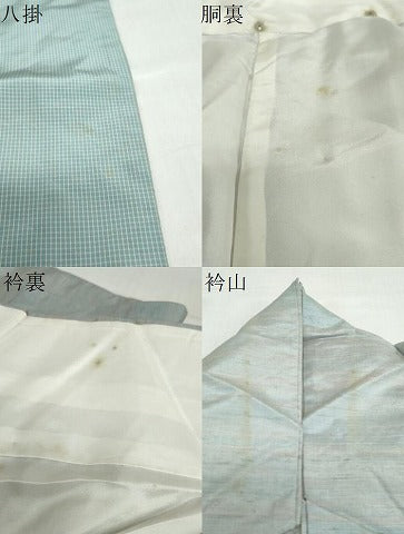 平和屋着物●紅花紬 米沢 霞文 正絹 逸品 DABC2712ud