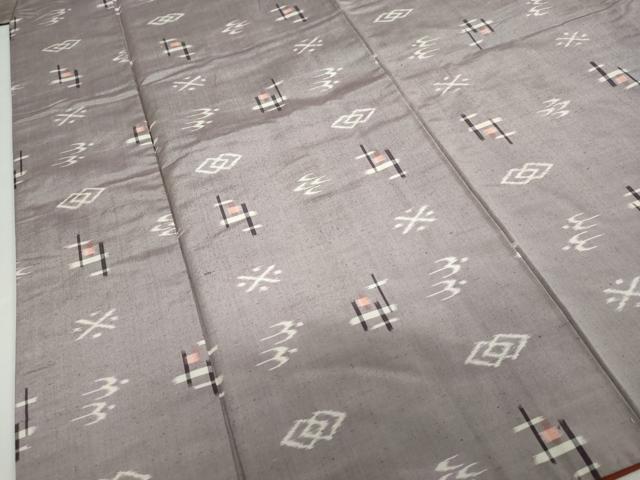 平和屋着物●本場琉球絣 正絹 逸品 DABC2723ud