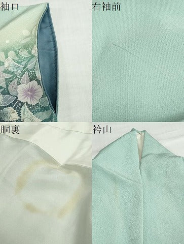 平和屋着物●訪問着 絞り 辻が花 暈し染め 正絹 逸品 DABC2757ud