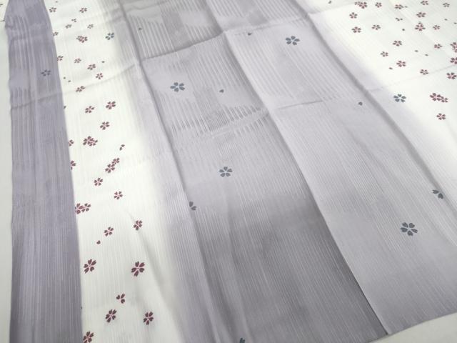 平和屋着物●長襦袢 袷 作家物 花小町 暈し染め 正絹 逸品 DABC2793ud