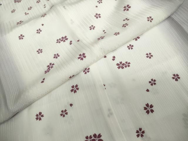 平和屋着物●長襦袢 袷 作家物 花小町 暈し染め 正絹 逸品 DABC2793ud