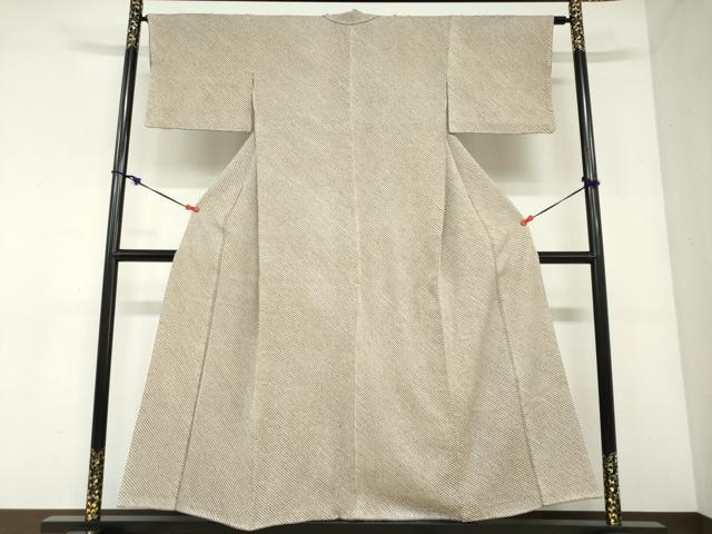 平和屋着物●大変加工の良い総絞り小紋 松坂屋扱い 正絹 逸品 DABC2902ud