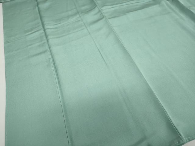 平和屋着物●上質な色無地 薄萌葱色 正絹 逸品 未使用 DABC2915ud