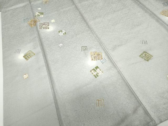 平和屋着物●訪問着 駒刺繍 源氏香 蛍暈し 金彩 正絹 逸品 DABC2923ud