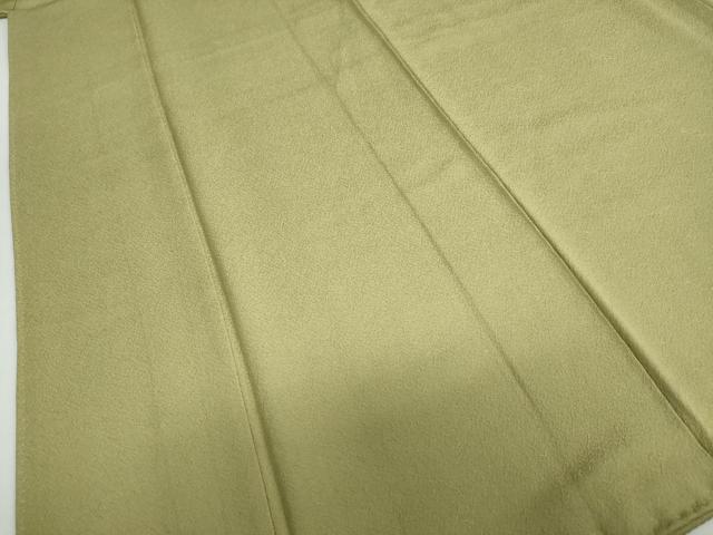 平和屋着物●上質な色無地 霞地紋 根岸色 正絹 逸品 DABC2961ud