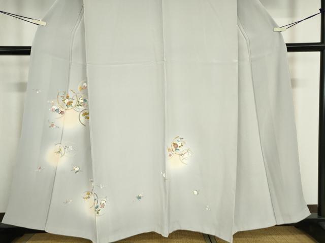 平和屋着物●訪問着 駒刺繍 花丸文 蛍暈し 金彩 正絹 逸品 DABC3546az