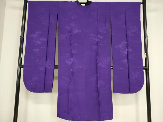 平和屋着物●振袖用長襦袢 無双仕立て 半襟刺繍 色紙花文 桑の実色 正絹 逸品 DABC3567az
