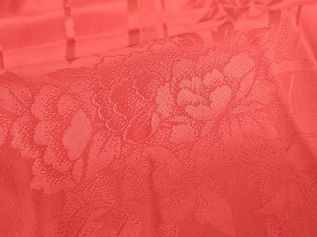 平和屋着物●振袖用長襦袢 無双仕立て 花束文 金彩 正絹 逸品 DABC3571az