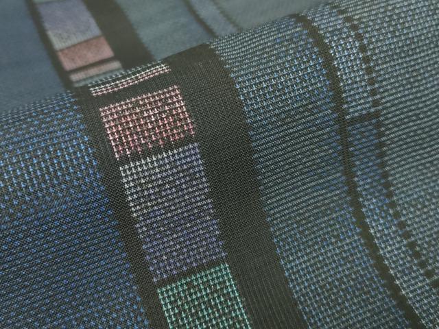 平和屋着物●本場大島紬 9マルキ 変わり縞 正絹 逸品 DABC3622az