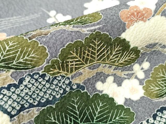 平和屋着物●訪問着 刺繍 浜松文 金彩 正絹 逸品 DABC3637az