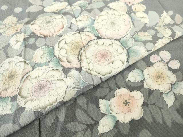 平和屋着物●訪問着 辻が花 正絹 逸品 DABC3650az