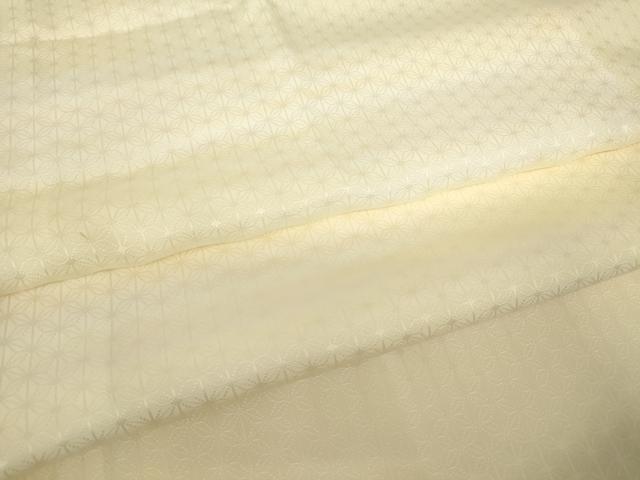平和屋着物●長襦袢 袷 麻の葉横段文 正絹 逸品 DABC3679az